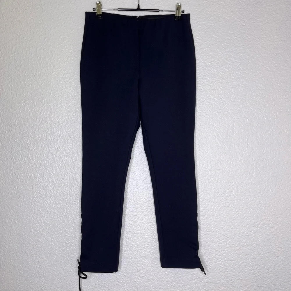 Rag‎ & Bone Simone Lace Up Dress Pants in Navy Size 4